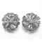 Morning Glory 925 Silver CZ Flower Earrings Jewellery Earrings Design
